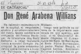 Don René Arabena Williams