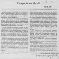El mapuche en Madrid