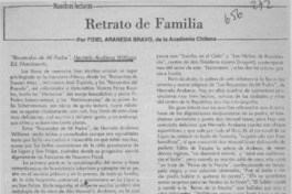 Retrato de familia.  [artículo] Fidel Araneda Bravo.