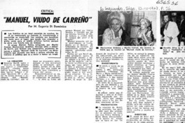 Manuel viudo de Carreño  [artículo] M. Eugenia Di Doménico.