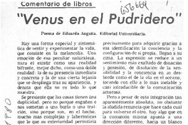"Venus en el pudridero"  [artículo] Fernando Durán