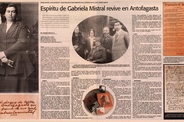 Espíritu de Gabriela Mistral revive en Antofagasta