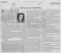 Defensa de Gabriela