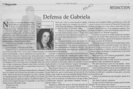 Defensa de Gabriela