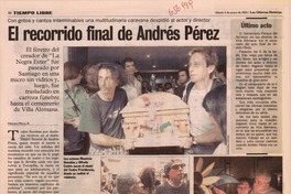 El recorrido final de Andrés Pérez