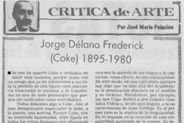 Jorge Délano Frederick (Coke) 1895-1980