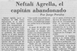 Neftalí Agrella, el capitán abandonado