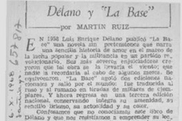 Délano y "La Base"  [artículo] Martín Ruiz.