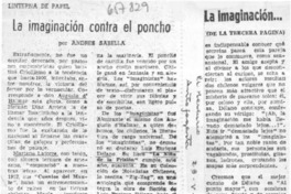 La imaginación contra el poncho  [artículo] Andrés Sabella.