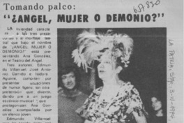 "¿Angel, mujer o demonio?"  [artículo] J. E. Vera.