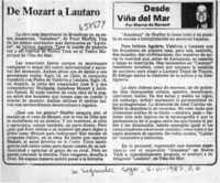 De Mozart a Lautaro  [artículo] Marina de Navasal.