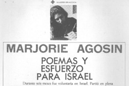 Poemas y esfuerzos para Israel