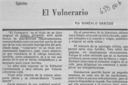 El vulnerario  [artículo] Gonzalo Orrego.