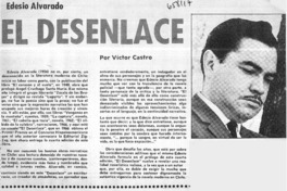 El desenlace  [artículo] Víctor Castro.