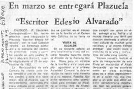"Escritor Edesio Alvarado"