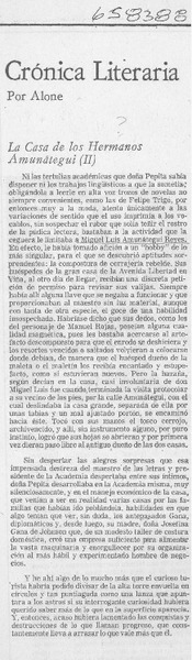 La casa de los hermanos Amunátegui (II)