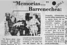 "Memorias..." Barrenechea.  [artículo]