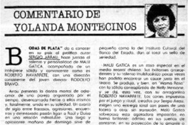 Bodas de plata  [artículo] Yolanda Montecinos.