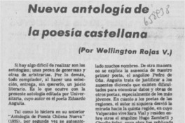 Nueva antología de la poesía castellana