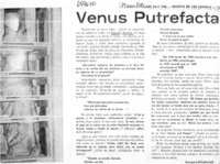 Venus putrefacta  [artículo] Enrique Lafourcade.