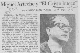 Miguel Arteche y "El Cristo hueco"