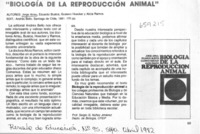 Biología de la reproducción animal  [artículo] Sergio G. Núñez Jiménez