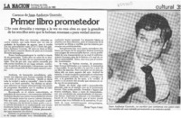 Primer libro prometedor  [artículo] Jorge Tapia Vidal.