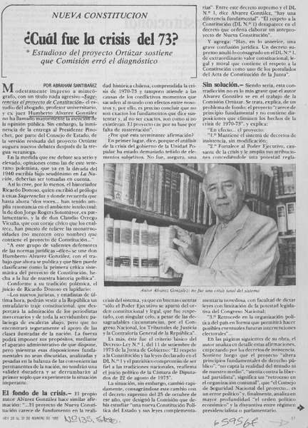 ¿Cuál fue la crisis del 73?