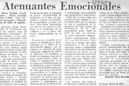 Atenuantes emocionales  [artículo] Alejandro Silva Bascuñan.