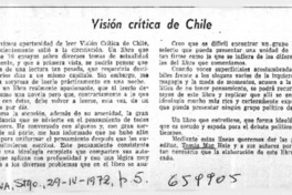 Visión crítica de Chile  [artículo] Piscis.