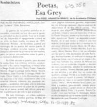 Poetas, esa grey