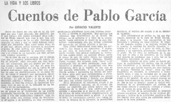 Cuentos de Pablo García