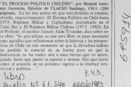 El proceso político chileno".