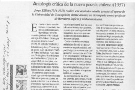 Antología crítica de la nueva poesía chilena (1957)
