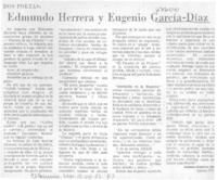 Edmundo Herrera y Eugenio García Díaz