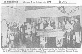 Funerales del docente Genaro Godoy Arriaza.