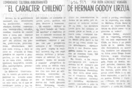 El carácter chileno de Hernán Godoy Urzúa