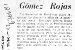 Gómez Rojas