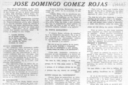 José Domingo Gómez Rojas