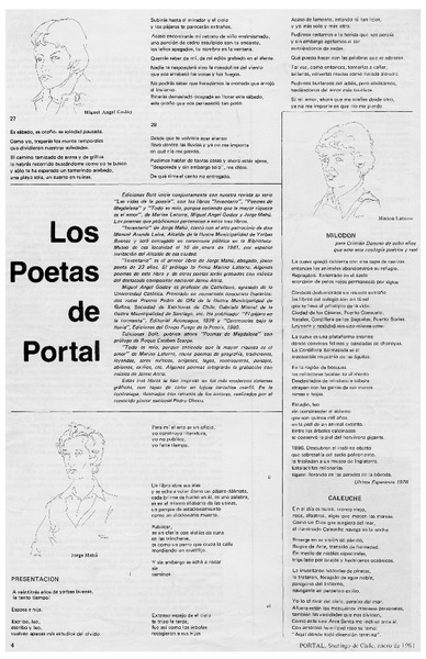 Los poetas de portal.