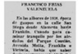 Francisco Frías Valenzuela
