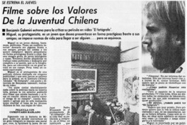 Filme sobre los valores de la juventud chilena.