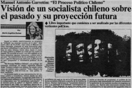 Visión de un socialista chileno sobre el pasado y su proyección futura