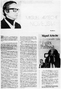 Miguel Arteche novelista