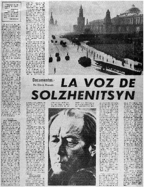 La voz de Solzhenitsyn