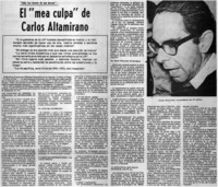 El "mea culpa" de Carlos Altamirano