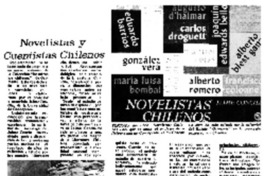 Novelistas y cuentistas chilenos