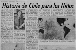 Historia de Chile para los niños.