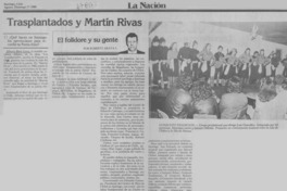 Trasplantados y Martín Rivas