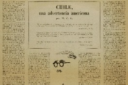 Chile, una advertencia americana